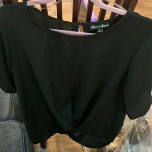 Womens black top size Large